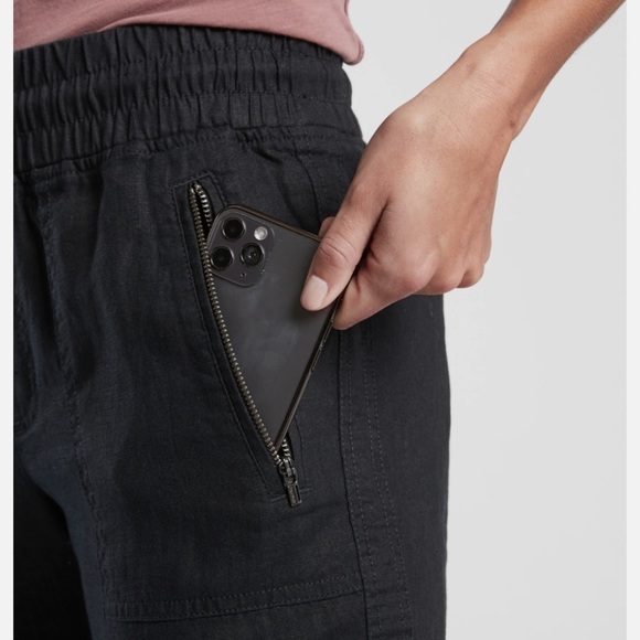 Athleta Black Cabo Linen Jogger Pant - Picture 16 of 16